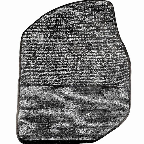 EGYPTIAN ROSETTA STONE WALL SCULPTURE PLAQUE REPLICA REPRODUCTION ANCIENT EGYPT - 第 1/5 張圖片