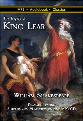 The Tragedy of King Lear - Unabridged MP3 CD Audiobook in DVD case