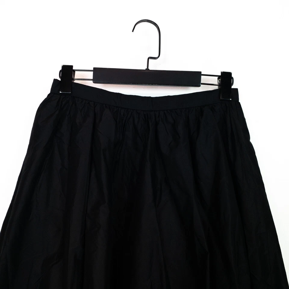 Falda midi acampanada negra vintage Lorcan Mullany para Ronald Joyce Saks Fifth Avenue Foto 3 de 4