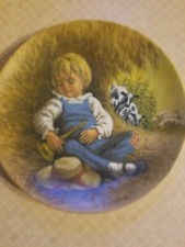 1980 "Little Boy Blue" Collector's Plate from Mother Goose series by Reco