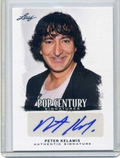 Peter Kelamis Autograph Auto Card 2012 Leaf Pop Century