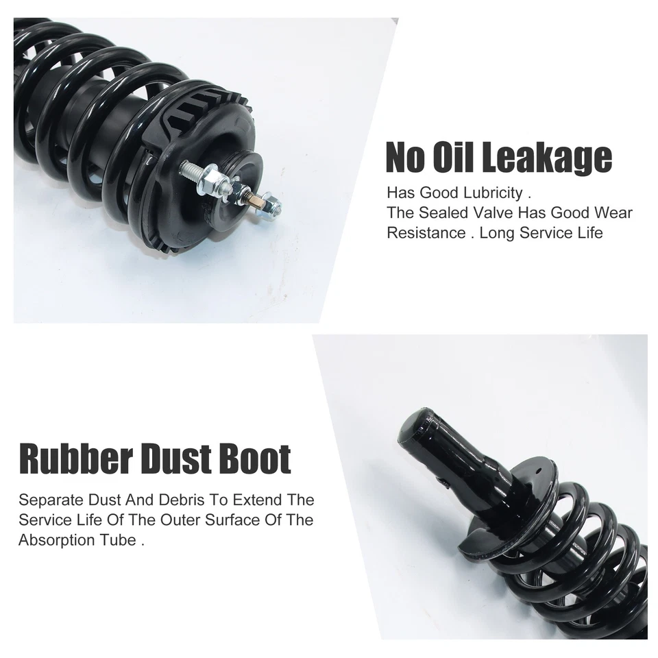 Pair Front Shocks Struts w/Coil Spring For 2002-2009 Chevy Trailblazer GMC Envoy - Image 4 of 4