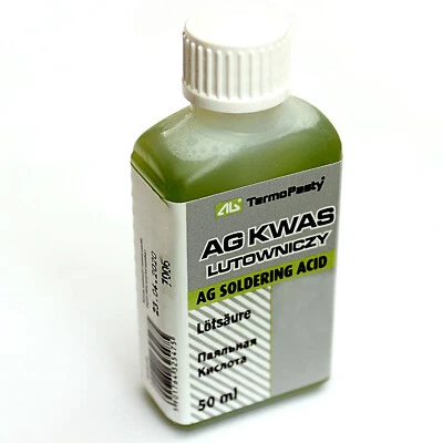 TERMOPASTY 50ml Soldering Acid for difficult to solder surfaces especially for Nickel