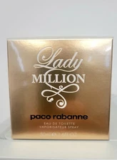 Lady Million By Paco Rabanne For Women EDT Perfume Spray 1.7oz  New
