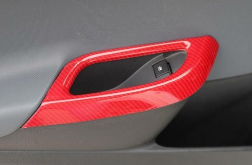For Chevrolet Cruze 2016-2019 Red Carbon Fiber Car Interior Decoration Full Set - 第 3/7 張圖片