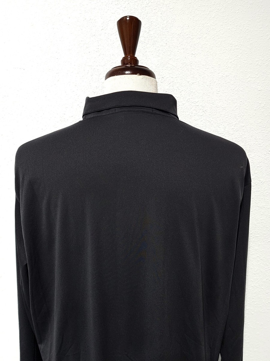 Nike Tiger Woods Platinum Long Sleeve Golf Polo TW Men XL | eBay