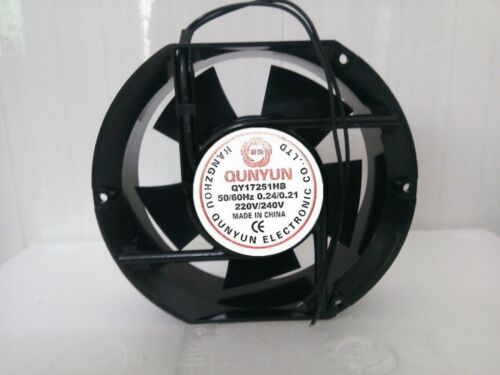 1 pcs QUNYUN Fan QY17251HB AC 220/240V  17cm 17251 2 wire  Aluminum frame fan - Picture 1 of 1