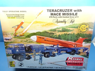 1/32 RENWAL ( 2012)  :   TERACRUSER  with MACE-Missile ( 1 Decal Optionen)