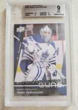 2009-10 Jonas Gustavsson Young Gun # 490 Graded 9