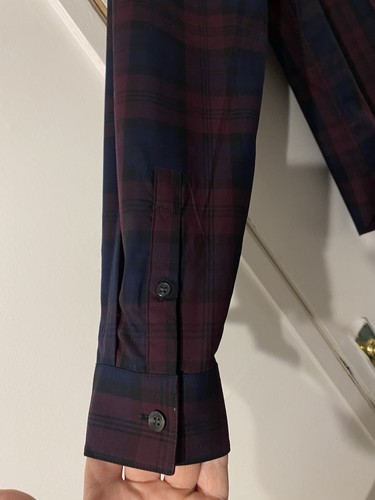 Fred Perry Tartan Long Sleeved Button Shirt Medium Brand New With Tags - Picture 17 of 22