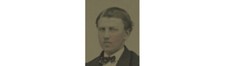 STUDIO PORTRAIT HANDSOME MAN W/ NICE SUIT, 1/6 PLATE TINTYPE