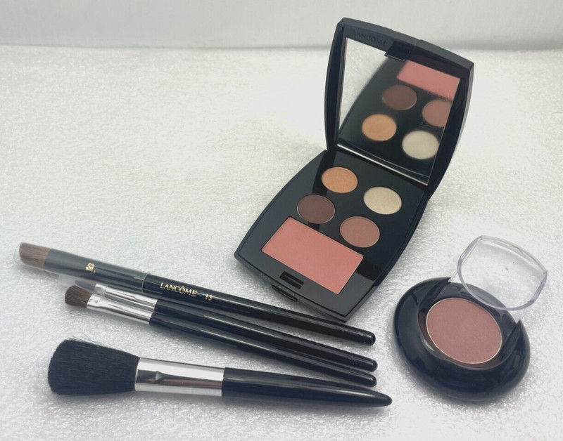 LANCOME COLOR DESIGN Eyeshadow -WEAR IT WELL + QUAD + BRUSHES **PLS READ AS-IS