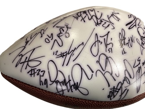 STEELERS SUPER BOWL XL TEAM SIGNED BEN ROETHLISBERGER JEROME BETTIS FOOTBALL JSA - Picture 5 of 13