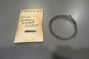 Piper PA12 P/N 40123-25 (40123-025) LWR Parking Brake Cable