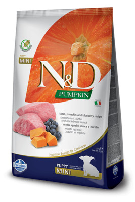 FARMINA N&D Pumpkin Lamb & Blueberry Puppy Mini 7 kg
