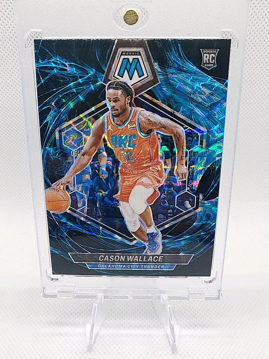 2023-24 Mosaic Genesis Cason Wallace RC #218 Case Hit SSP