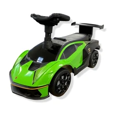 Best Ride on Cars Green Lamborghini SCV Kid's Push Car Ages 1-3 Yrs.