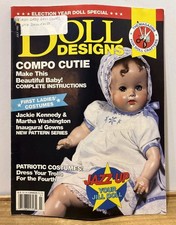 Vtg Doll Designs Magazine July 1992 Patriotic Costumes 1st Ladies Gown Pattern