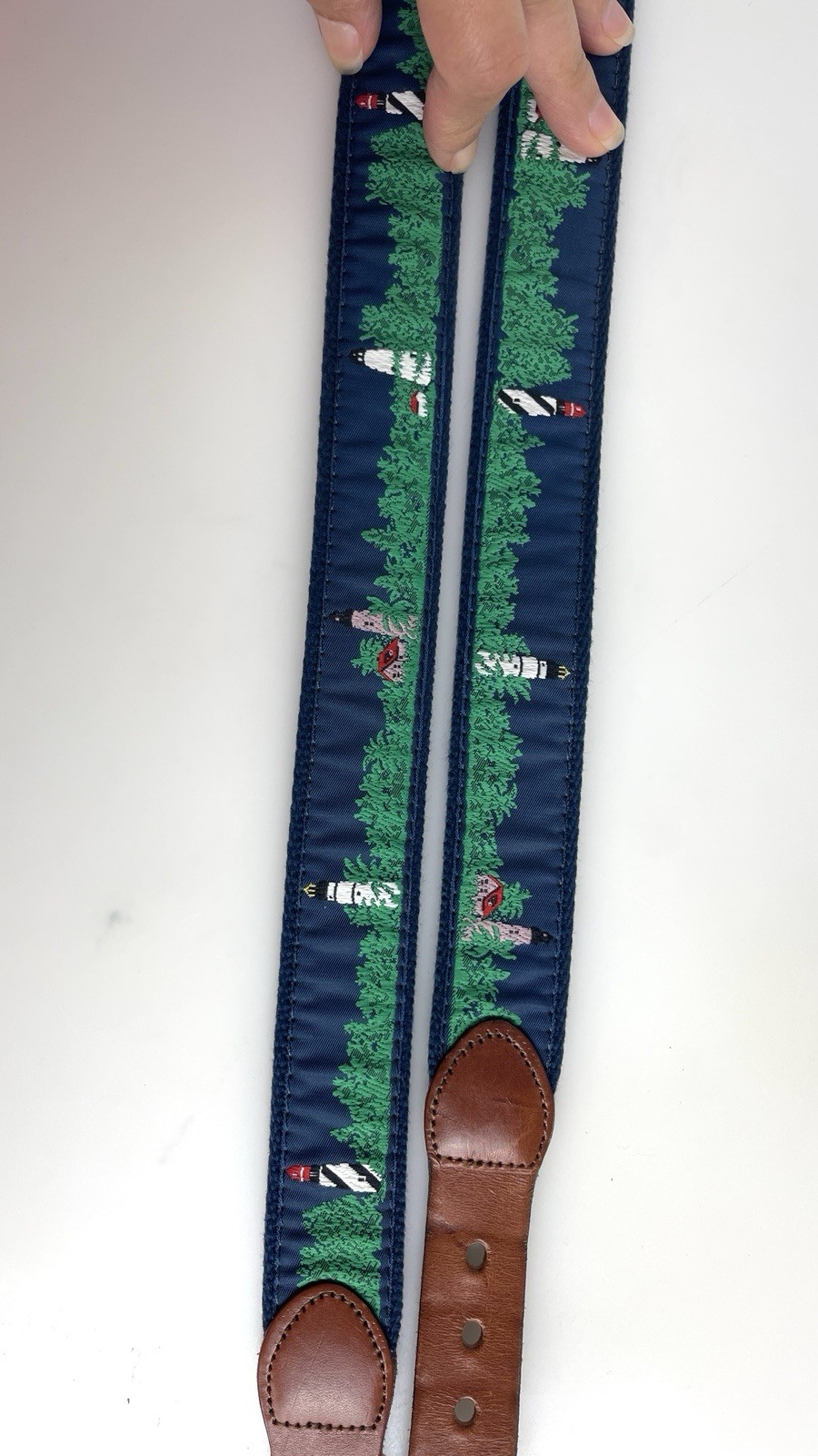 Leather Man Ltd. Solid Brass Handmade Blue Canvas… - image 8