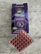 CalmAid Lavender Softgels – Non-Drowsy Stress Relief with Silexan - 90 Count