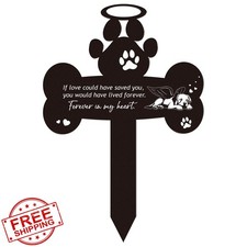 Pet Grave Marker Stake, Dog Memorial Stone, Yard Remembrance Sign