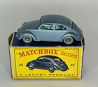 NM Matchbox Lesney 25b Volkswagen 1200 Sedan with silver plastic wheels