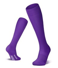 2/3 Pack Soccer Socks Baseball Softball For Youth Kids Boys Small Purple 2