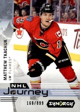 2019-20 Upper Deck Synergy #NP-5 Matthew Tkachuk NHL Journey - Rookie #/899