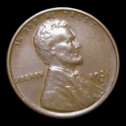 1931-S Lincoln Cent Wheat Penny ---- Stunning Coin ---- #KK397