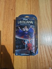 Disney Lorcana Rise of the Floodborn Starter Deck Amber Sapphire BRAND NEW
