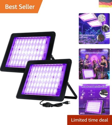 2 LED blacklight spotlights, 50W,  waterproof blacklight lamps, 50