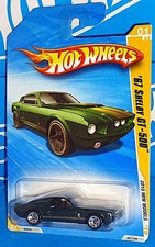 Hot Wheels 2010 New Models #01 '67 Shelby GT-500 Dark Green w/ Pink Windows