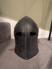 Full Metal Medieval Barbuta Knights Helmet