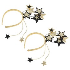 2 Pcs Glitter Headband Girls Holiday Headbands Girls' Accessories