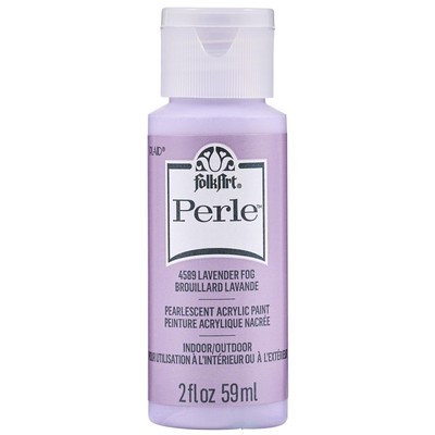 FolkArt Perle Acrylic Paint 2oz-Lavender Fog - 3 Pack