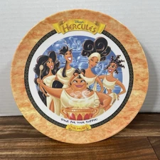 Disney Hercules Melamine Plate THE MUSES McDonald’s 1997 Pre-Owned Makit USA