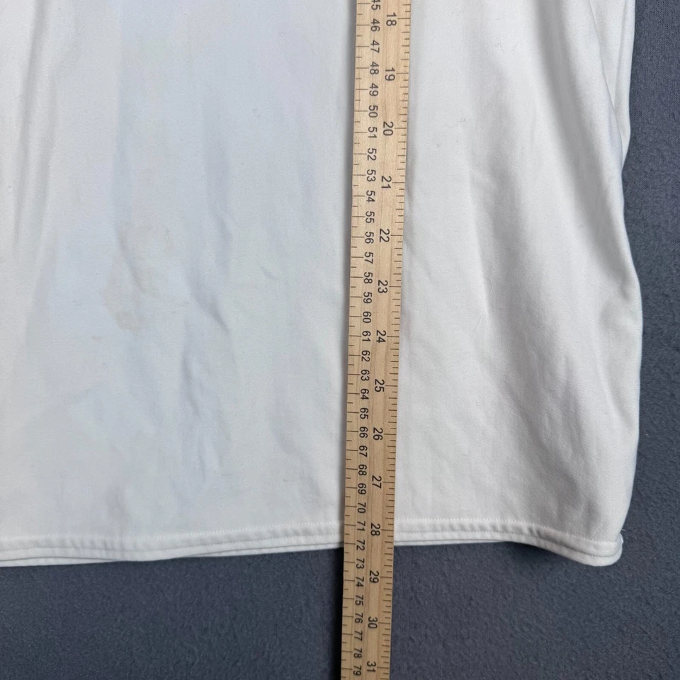 Under Armour Coldgear Thermal Shirt Womens Sz XXL White Stretch Workout Running - Image 4 of 4