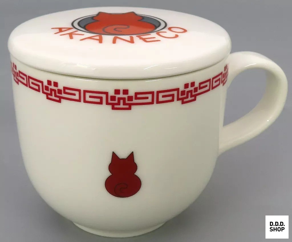 Ramen Red Cat Donburi Deckel Mini Ramen Becher Schüssel offizielle Figur Merchandise