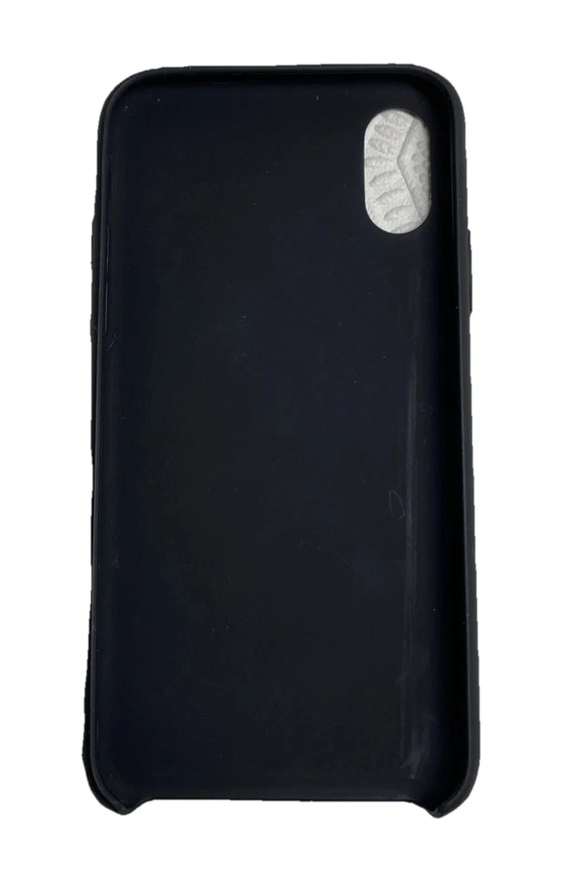 Funda táctil suave Kate Spade para Apple iPhone XS y X - Alimentador a rayas negra/crema Foto 2 de 4