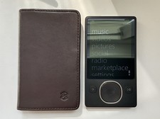 Microsoft Zune 80GB Black New Battery And Zune Original Leather Case Bundle