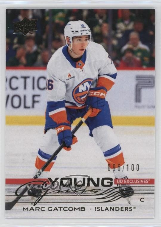 2025 Upper Deck Series 1 Young Guns Exclusives 96/100 Marc Gatcomb #231 Rookie