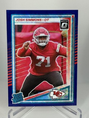 2025 Optic Blue Scope Josh Simmons Rookie RC