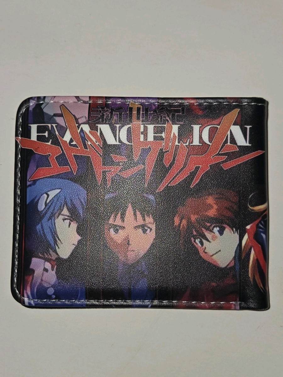 New NEON GENESIS EVANGELION BiFold Wallet Credit Card Holder Coin
