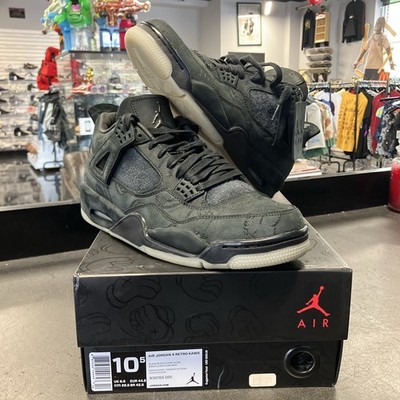 Size 10.5 - Jordan 4 Retro x KAWS Black 2017 (Worn Twice)