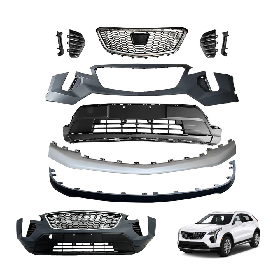 Front Bumper Cover Grille Kit without Sensor Holes For 2019-2023 ...