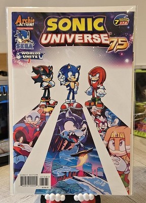 SONIC UNIVERSE Comic Book #75 Variant 7 of 7.5 June 2015 FURY Bagged ~ Board