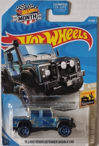 Hot Wheels Land Rover Defender Double Cab Zamac 2017 - Picture 2 of 4