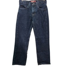 Arizona Jeans Co Kids Dark Wash Straight Leg Denim Jeans 12 Regular