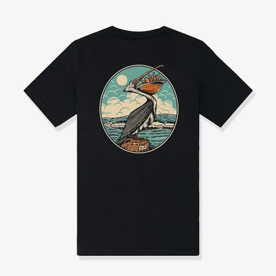 The Pelican Printed Men Women's T-shirt Size S-4XL