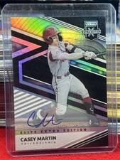 CASEY MARTIN 2020 ELITE EXTRA EDITION AUTOGRAPHED ROOKIE CARD 87.PHILLIES.. rookie card picture